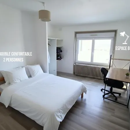Hébergement de vacances L'escale Du Faubourg - Grande Maison Avec Bureaux Et Wifi *