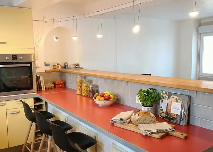 L'escale Du Faubourg - Grande Maison Avec Bureaux Et Wifi Hébergement de vacances